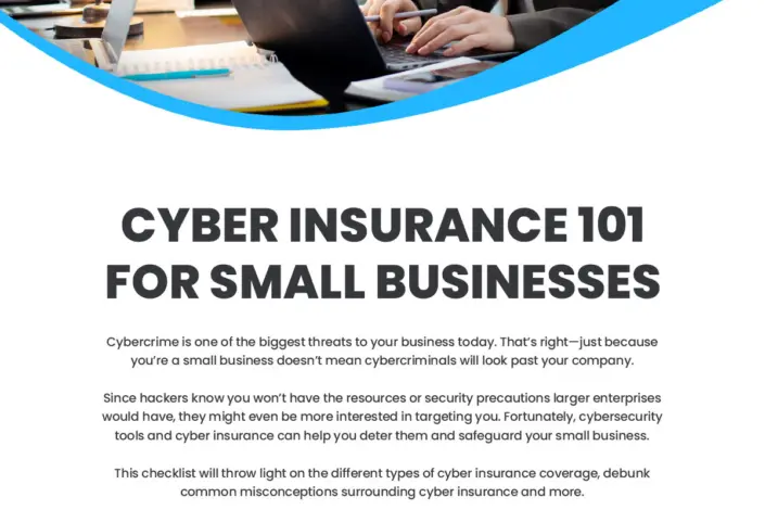 Checklist: Cyber Insurance 101 For Small Businesses